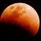 Luna roja del pasado 31 de enero desde Filipinas